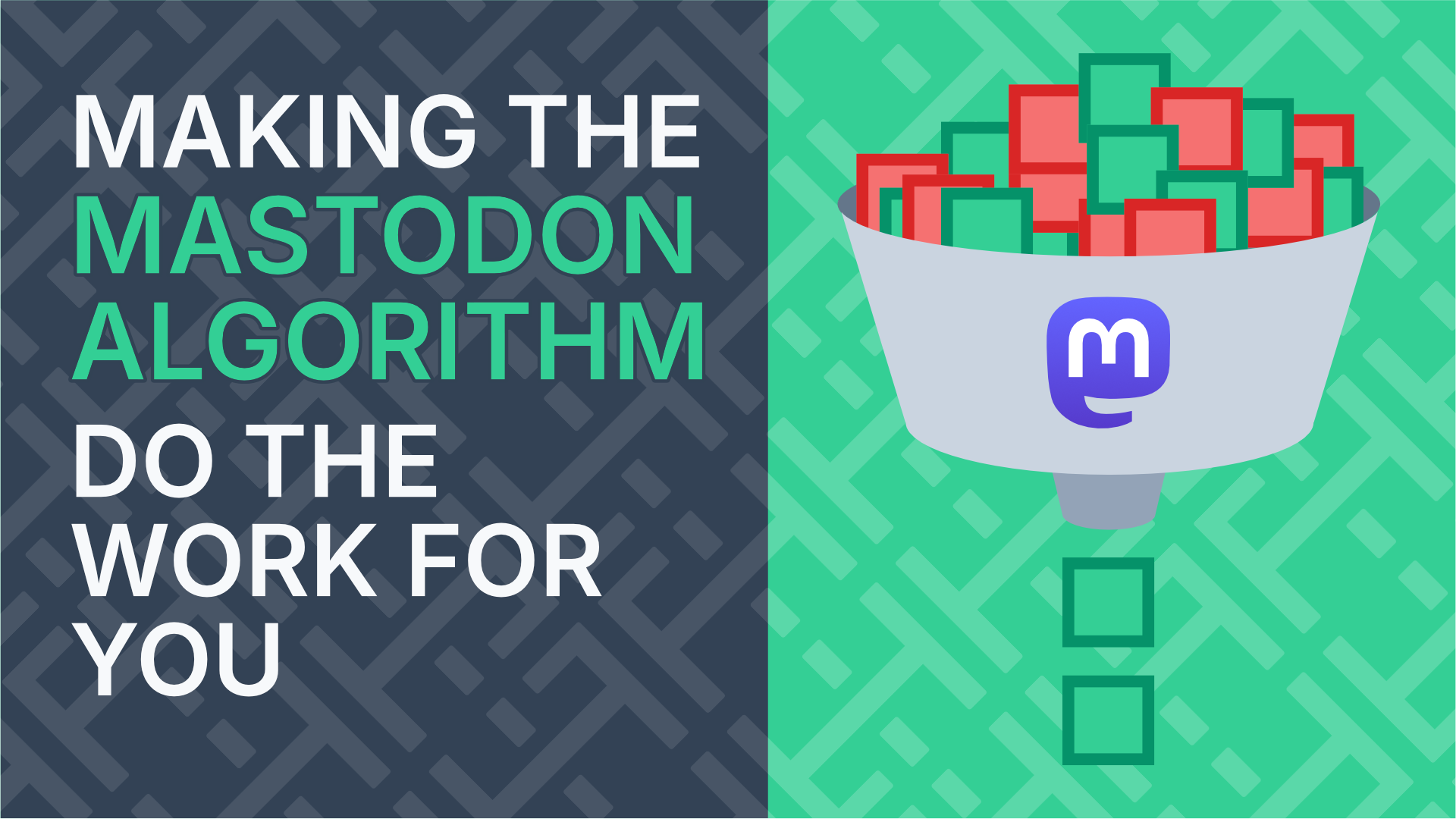How To Make Your Mastodon Feed More Algorithmic